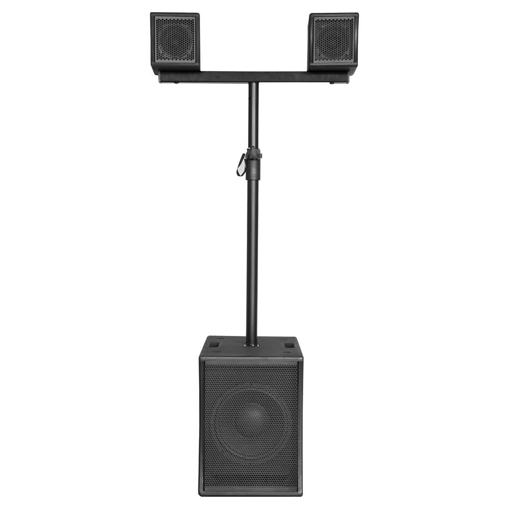 Pyle Line Array Column Speaker Professional and Compact Sound 並行輸入品 Line Array Speaker System, 1600W, 10\" Subwoofer, Bluetooth