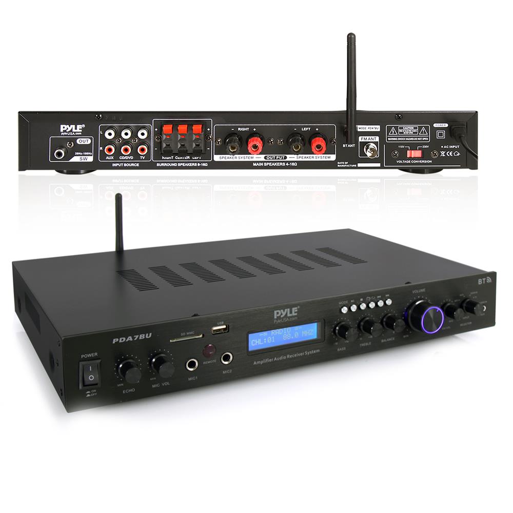 Bluetooth Radio Receiver Amplifier – Pyle USA