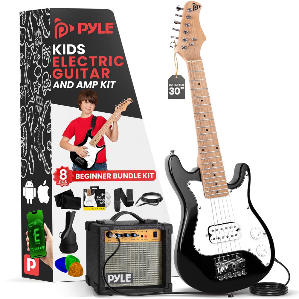 Kids Electric Guitar Kit – Pyle USA