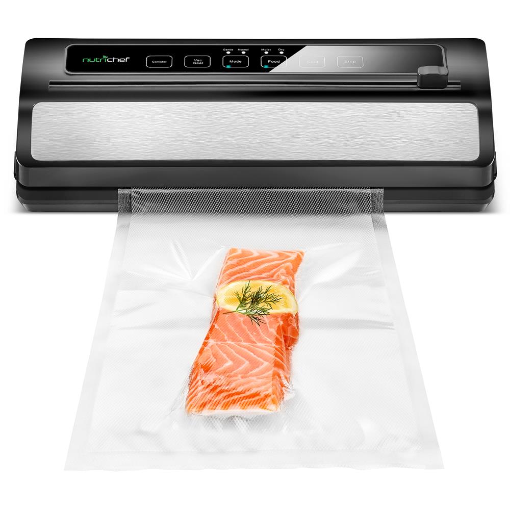 Food Vacuum Sealer, Extends Shelf Life, Stainless Steel & ABS