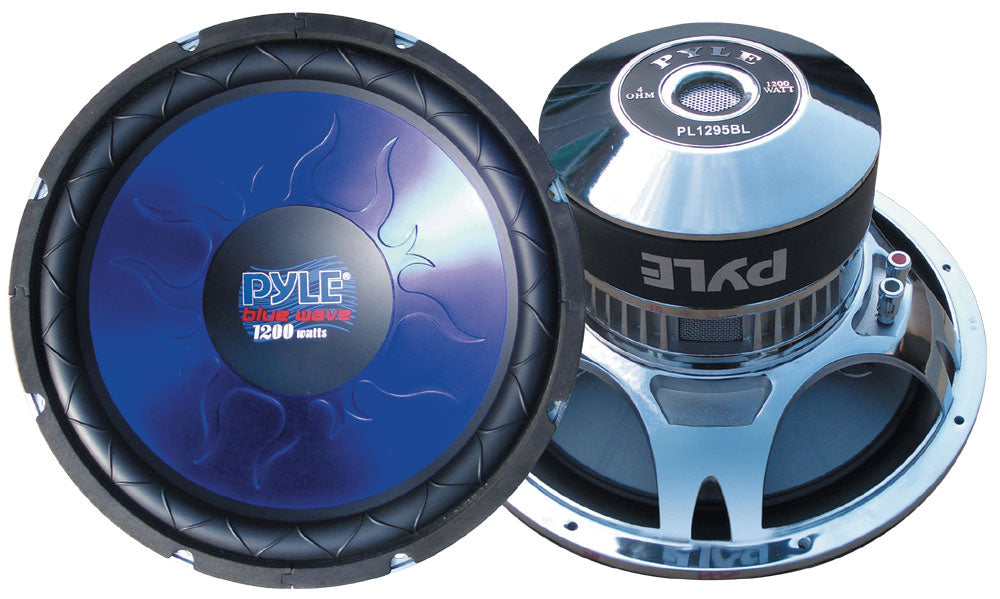 Pyle Blue Wave Pyle Subwoofer 12 Inch Car Subwoofer 1000W Power