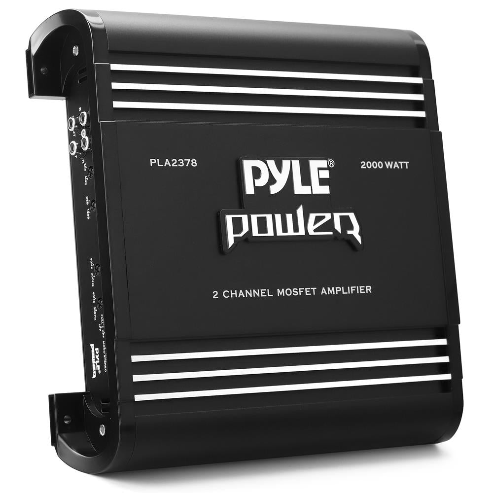 きみさん　豊丸セル2P 2 Channel Car Amplifier 2000W Bridgeable MOSFET Silver RCA Inputs