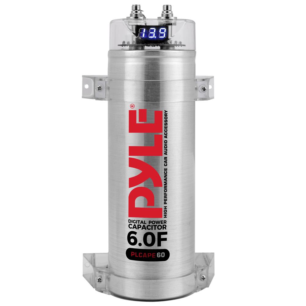 6.0 Farad Digital Power Capacitor High-Performance Blue Display