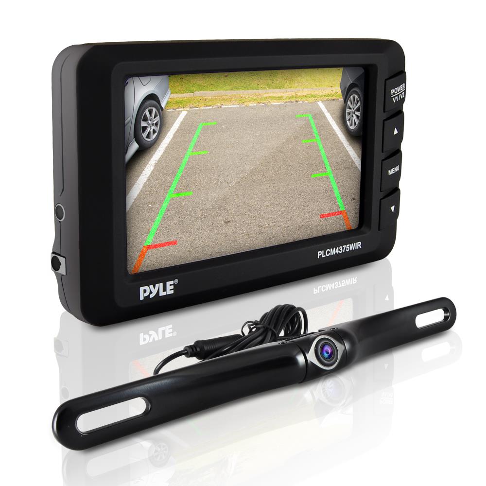 HD Night Vision Backup Camera Kit With 4.3" LCD Monitor - Waterproof Wide Angle