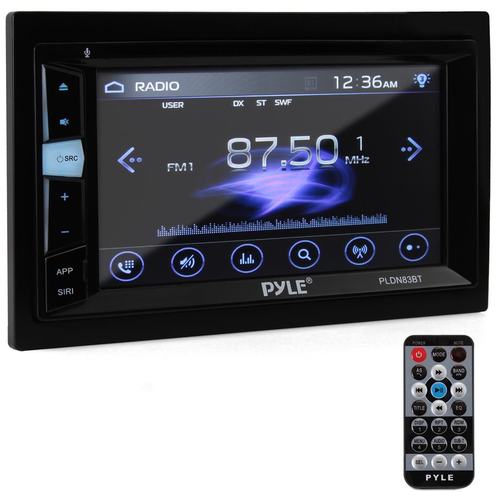 Double Din DVD Car Stereo Touchscreen Bluetooth 6.2