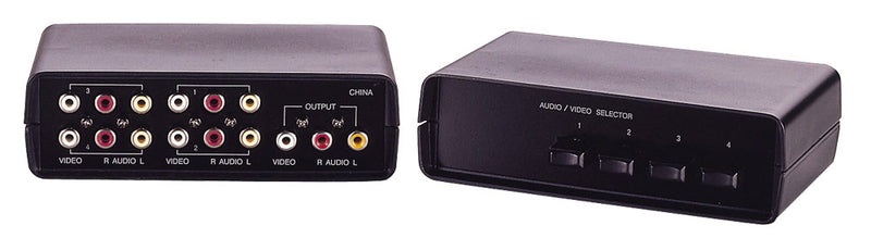 4 In/1 Out Audio Video Switcher – Pyle USA