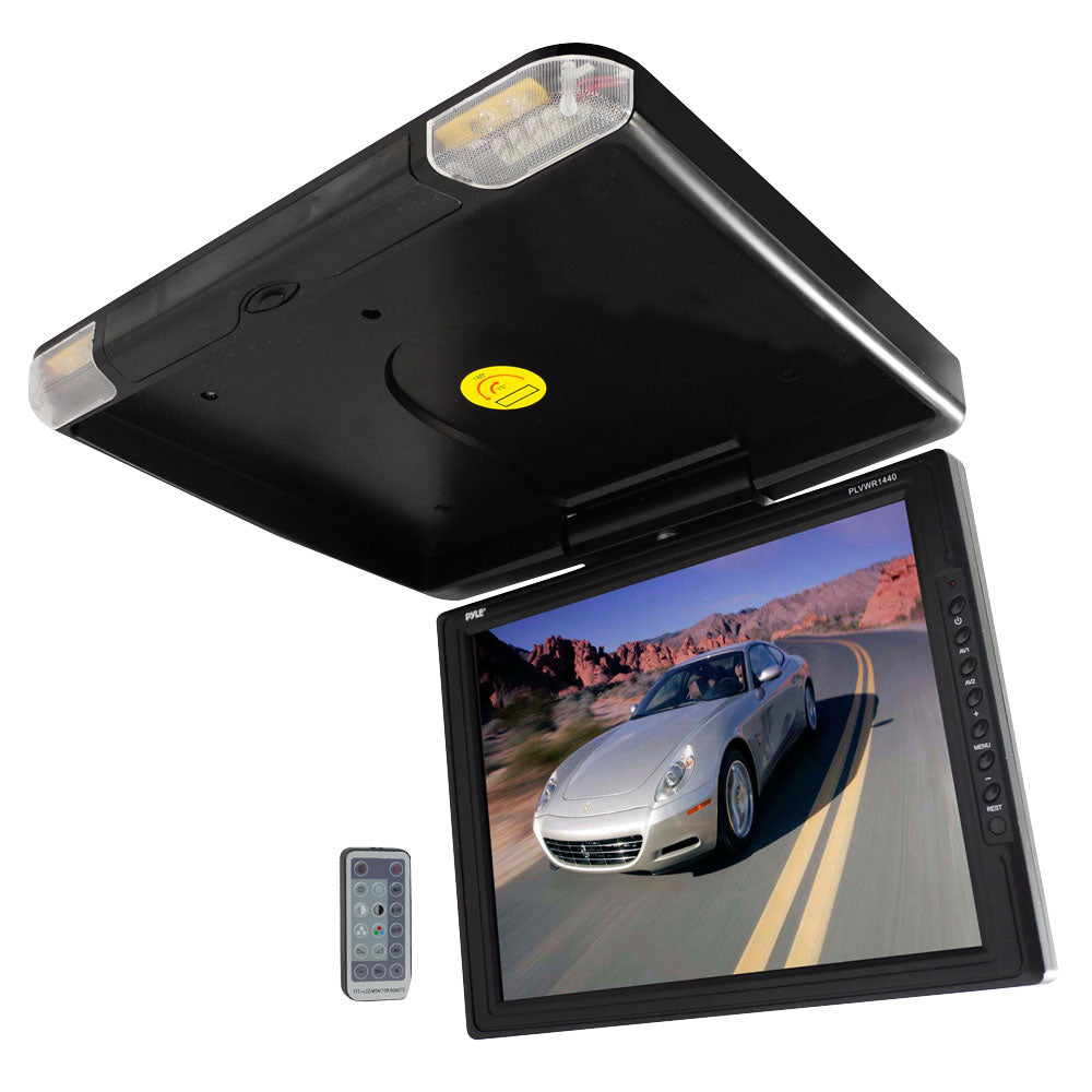 14'' Car Overhead Monitor Display Screen – Pyle USA