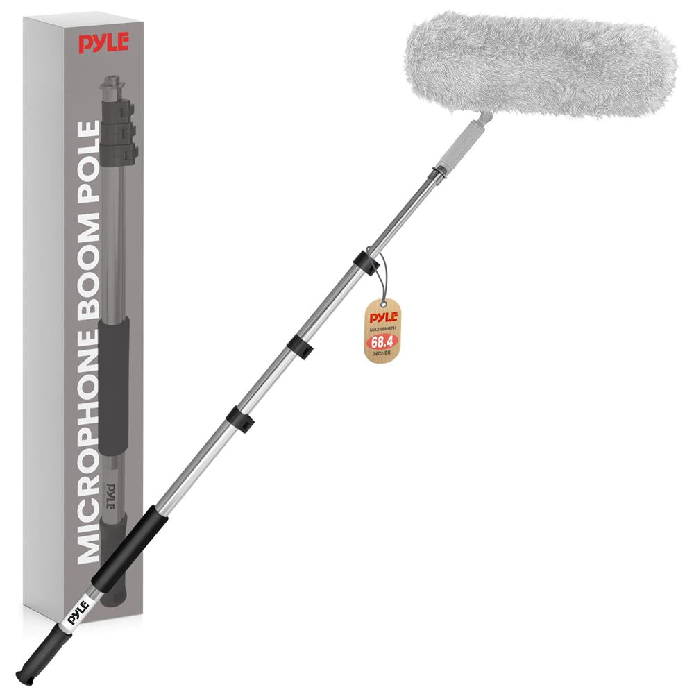 Pyle PMKSB06 Telescoping Boom Pole for Shotgun Microphone with Adjustable Length, image size:1000x1000