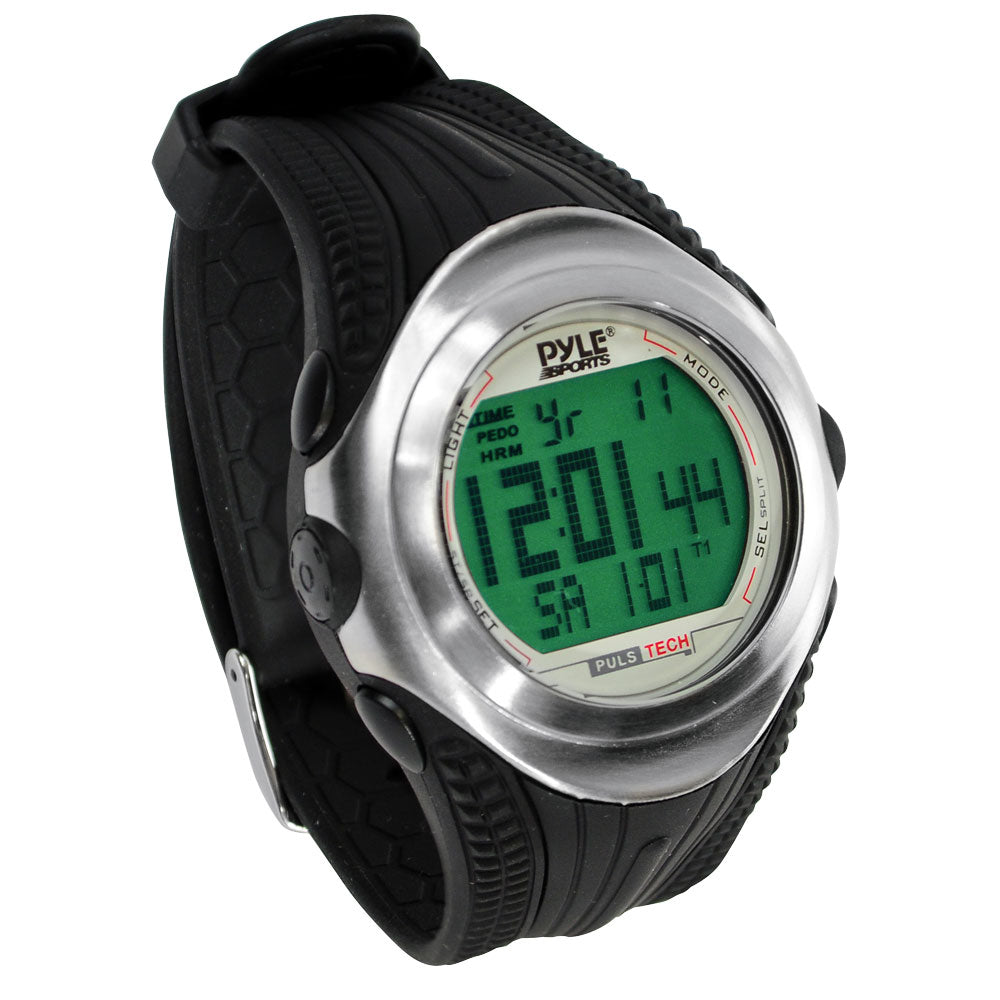 Digital Heart Rate Monitor Watch with Chronograph – Pyle USA