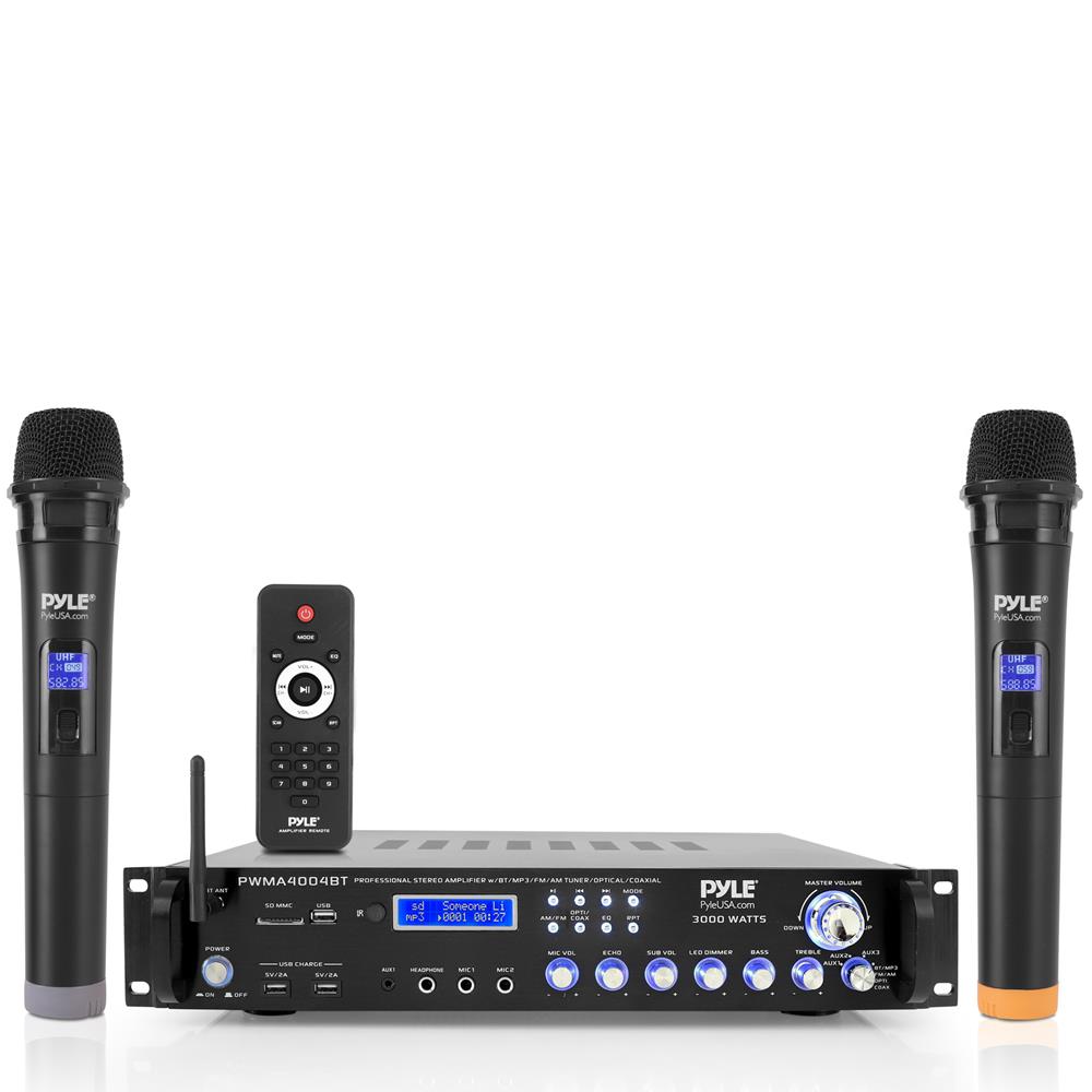 Pyle Bluetooth Multi-Channel Hybrid Pre-Amplifier System