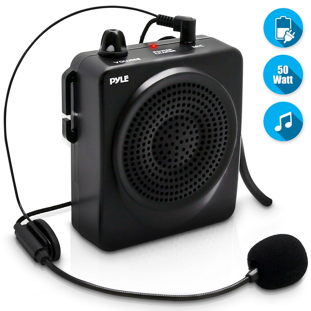 Portable PA Speaker Voice Amplifier 8hr Battery, Headset Mic, Compact