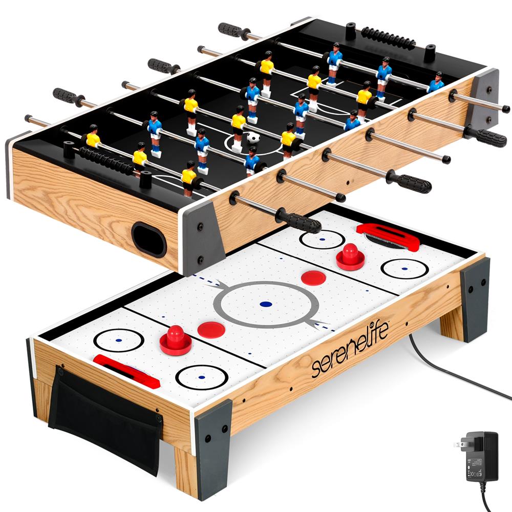 ポーカーゲーム‼️JUMBO CHANCE‼️１３７フィバー台 2-in-1 Air Hockey & Foosball Table, Space-Saving MDF, Fast