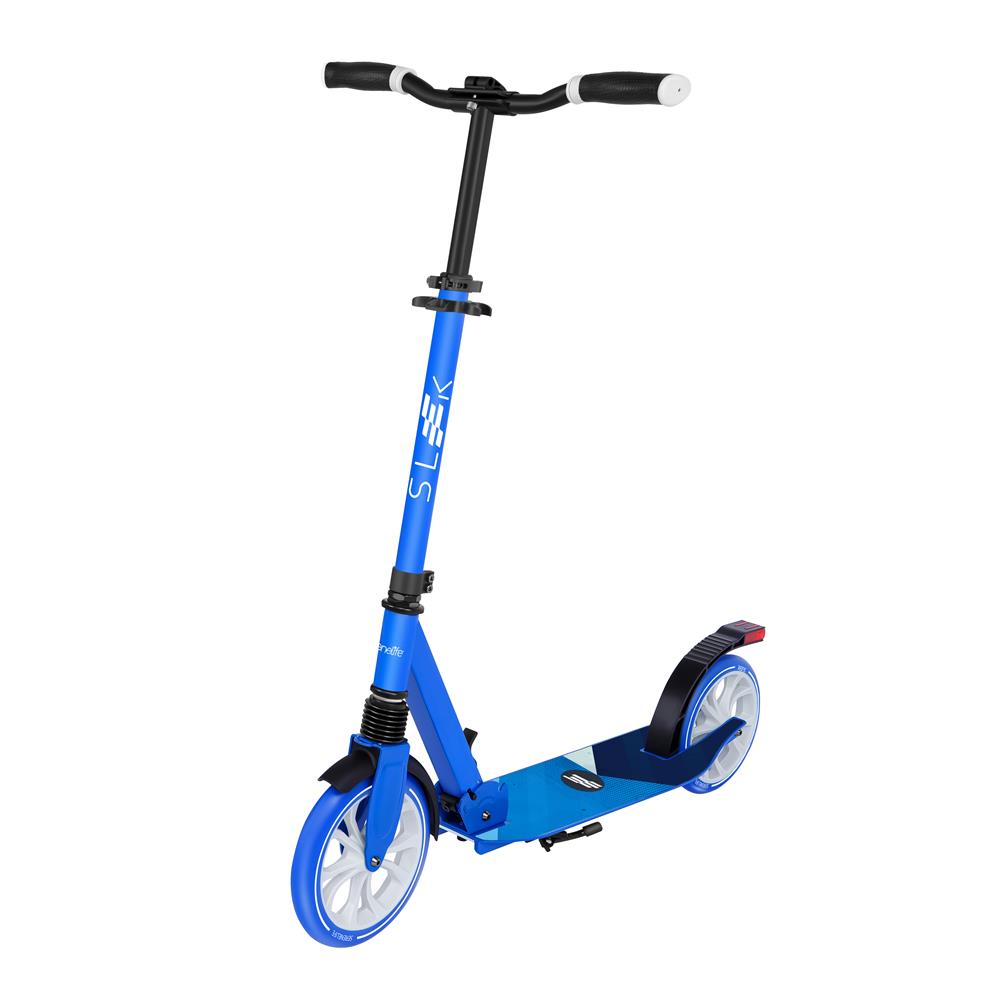 Kick Scooter for Adults - Smooth Ride Alloy Deck - Blue – Pyle USA