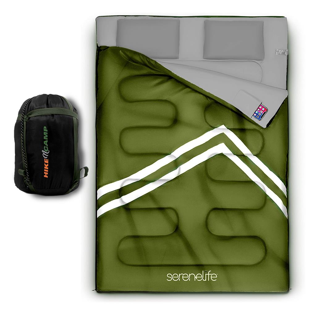 camping backpack with tent and sleeping bag SereneLife Green Double 2 Pillows Cratoni - C-Maniac Pro - Farbe:leo-pink-glossy Top Gear: 2011 Xmas Fans & Blowers 000 mm Reservoir Compatible
