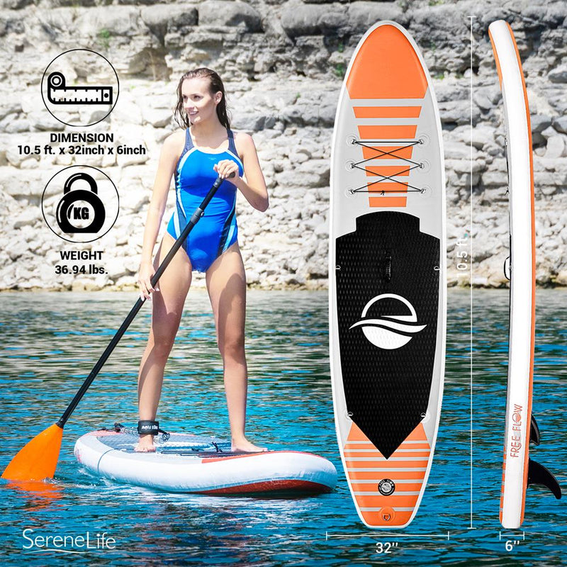 Hotsell SereneLife Inflatable Stand Up Paddle Board