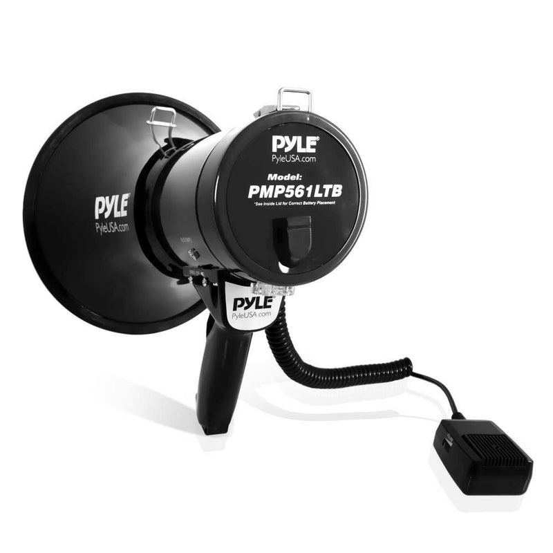 Pyle Portable Compact PA Megaphone Speaker with Alarm Siren