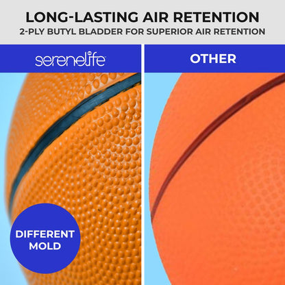 product image number 3 for SereneLife Rubber Basketball
