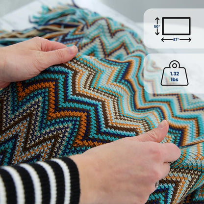 product image number 2 for SereneLife Bohemian Throw Blanket