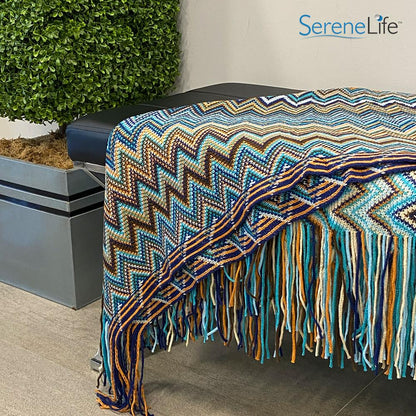 product image number 7 for SereneLife Bohemian Throw Blanket