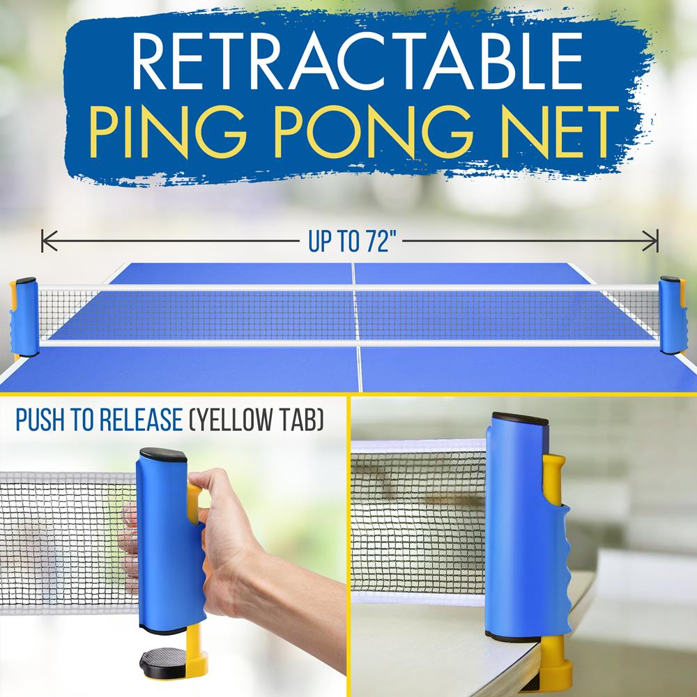 product image number 2 for SereneLife Portable Table Tennis Set