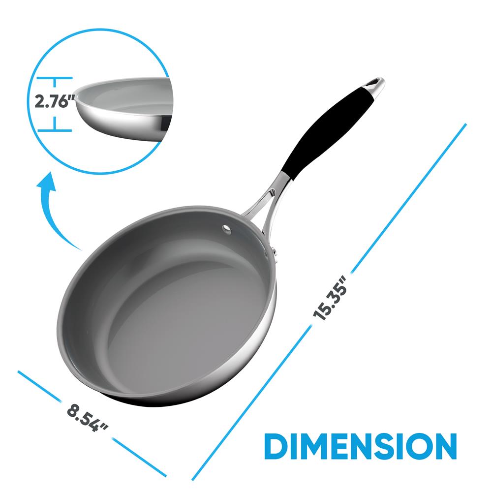 NutriChef Fry Pan - Thumbnail 4