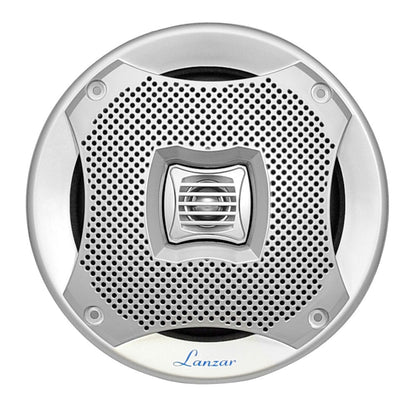 6.5" Marine Speakers 400W Water Resistant Stereo System Silver