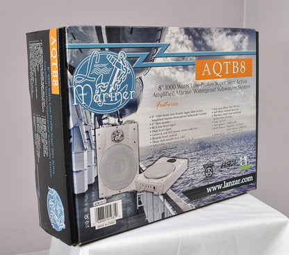 8"1000 Watts Slim Marine Subwoofer System