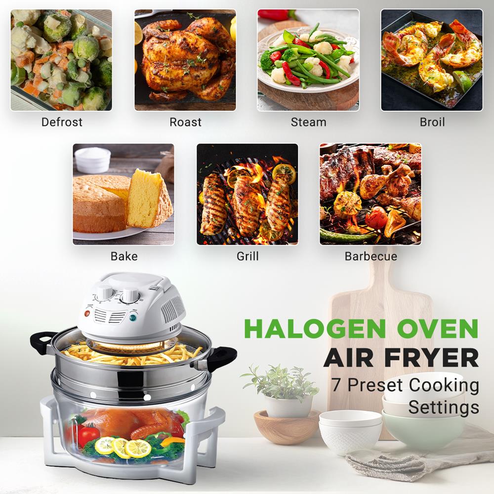 Halogen Oven Air-Fryer / Infrared Convection Cooker