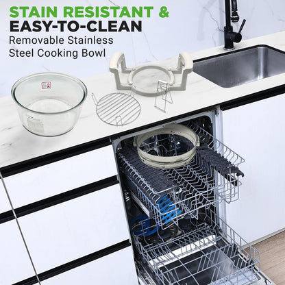 Halogen Oven Air-Fryer / Infrared Convection Cooker, Healthy Kitchen Countertop Cooking