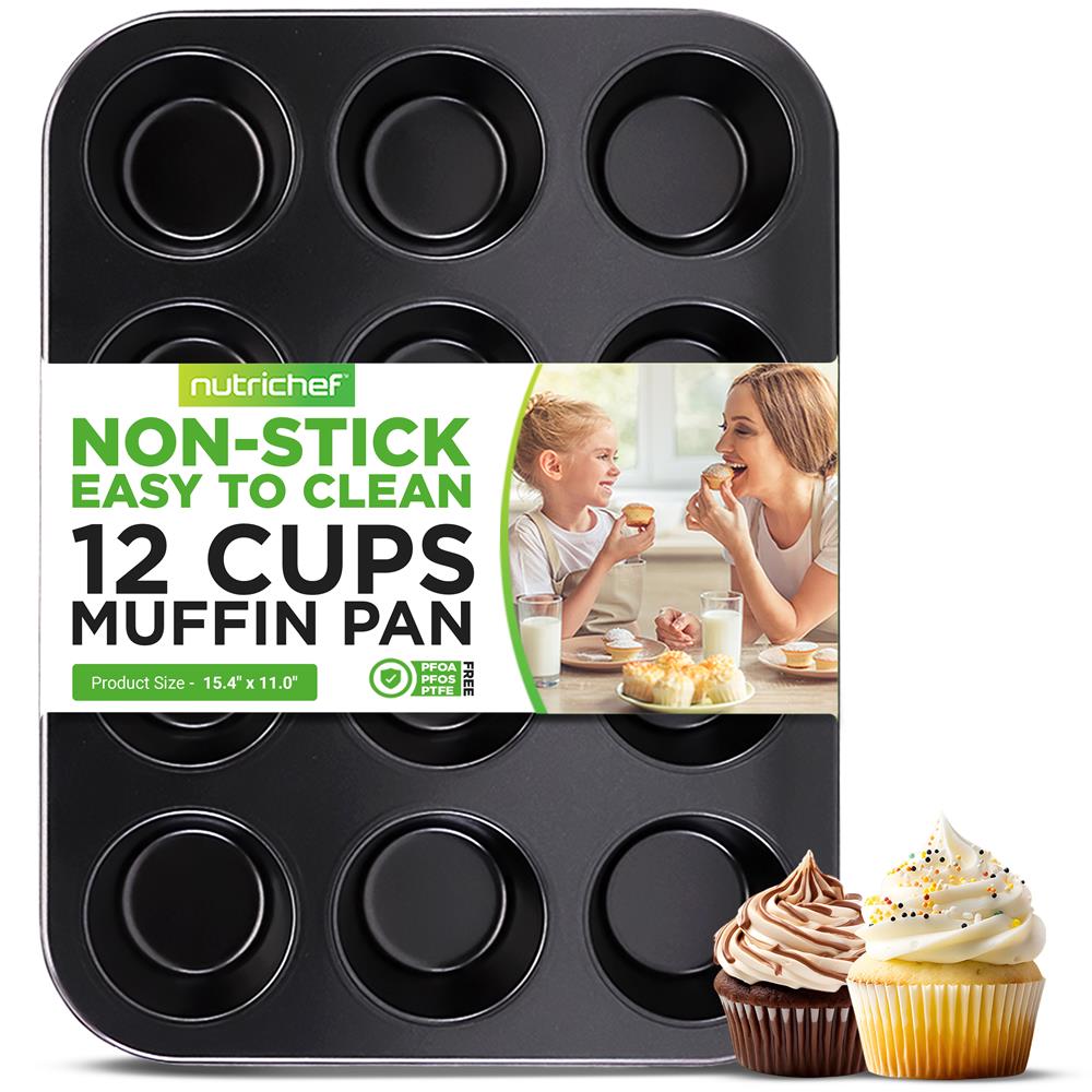 NutriChef Bakeware Muffin Pan