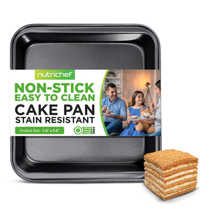 product image number 1 for NutriChef Square Cake Pan
