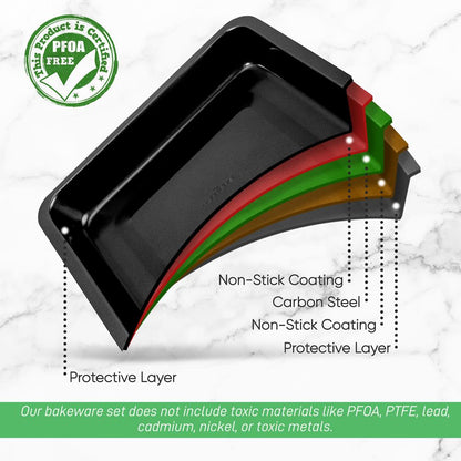 product image number 5 for NutriChef Square Cake Pan