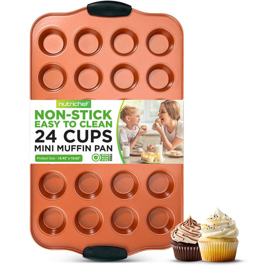 product image number 1 for NutriChef 24 Cup Muffin Pan