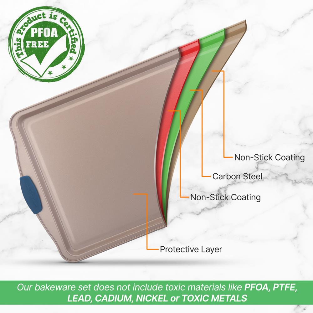 product image number 4 for NutriChef Medium Cookie Sheet