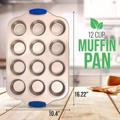 product image number 2 for NutriChef 12 Cup Muffin Pan