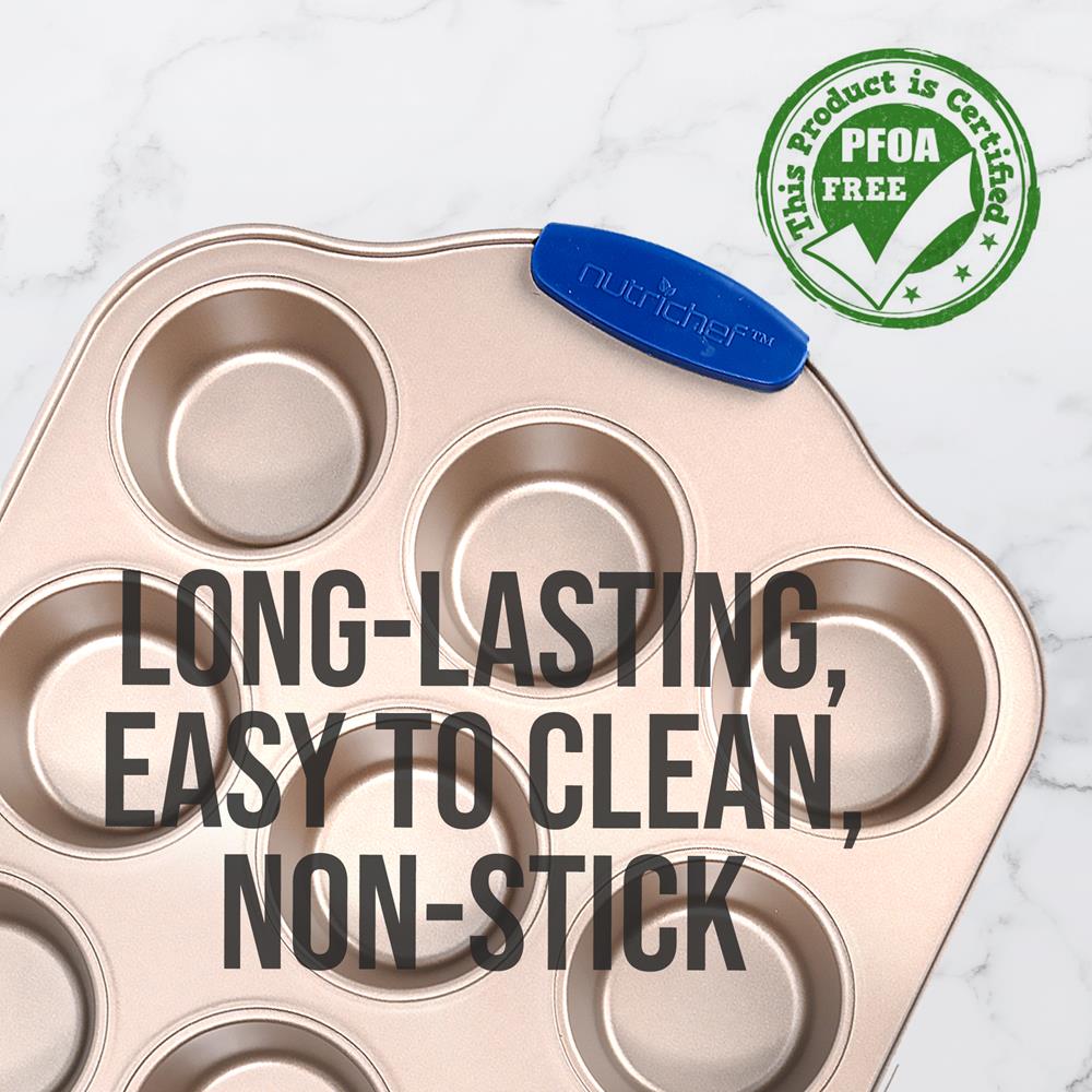 product image number 3 for NutriChef 12 Cup Muffin Pan