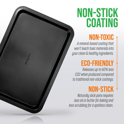 product image number 6 for NutriChef Small Cookie Sheet