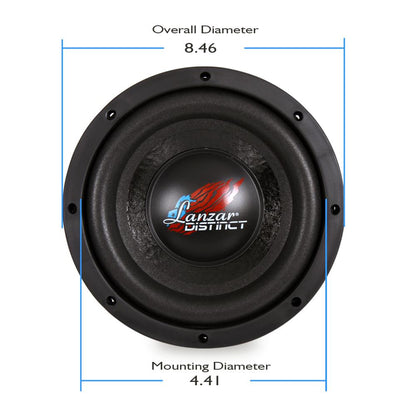 product image number 5 for Lanzar Lanzar Dc 8" Dual Voice Coil Woofer