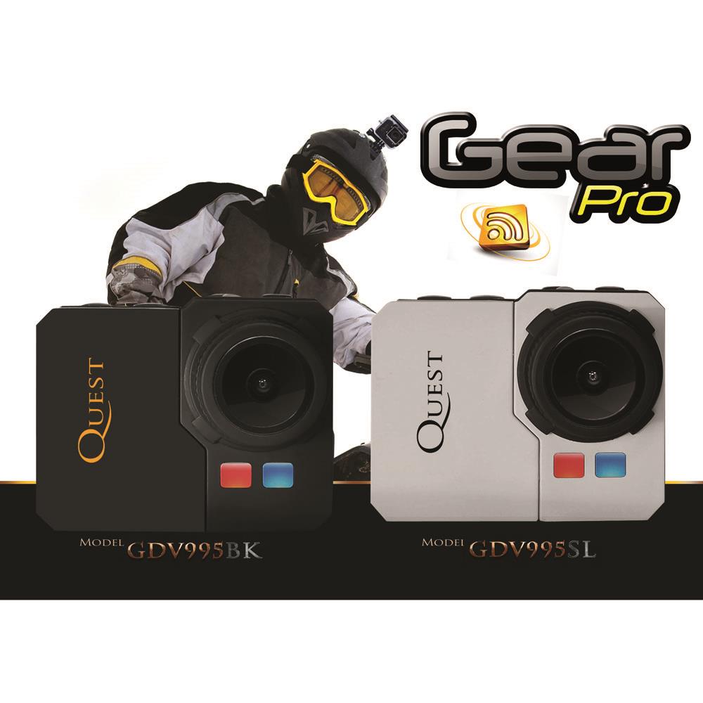 product image number 9 for Pyle Gear Pro Quest Wi-Fi Action Cam, Full Hd