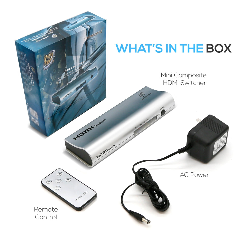 product image number 7 for GSI Hdmi Switch Remote, 3-In,1-Out