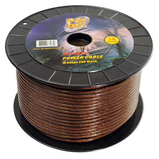 product image number 1 for GSI 10Ga Power Cable 250Ft Black