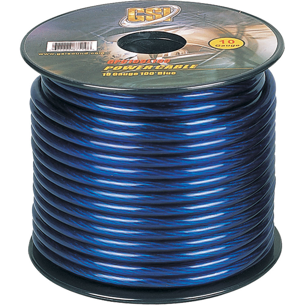 product image number 1 for GSI 10Ga Power Cable 100Ft Blue