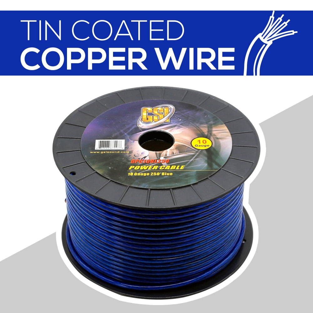 product image number 4 for GSI 10Ga Power Cable 250Ft Blue