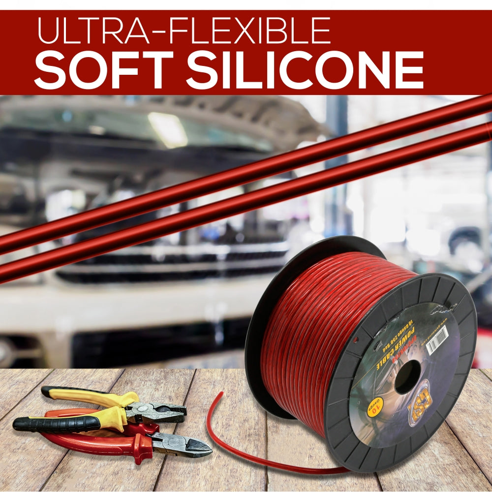 product image number 2 for GSI 10Ga Power Cable 250Ft Red