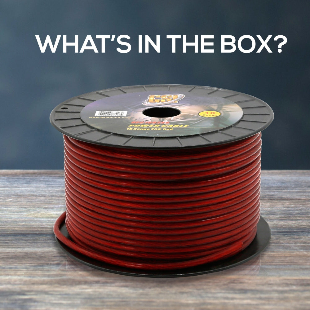 Conext Link 5 FT 2 AWG Battery Cable – Frost Red, Pure OFC Copper, Super Flexible Power/Ground Wire