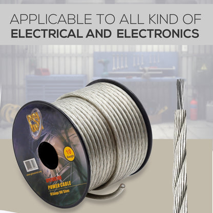 product image number 5 for GSI 10Ga Power Cable 100Ft Silver