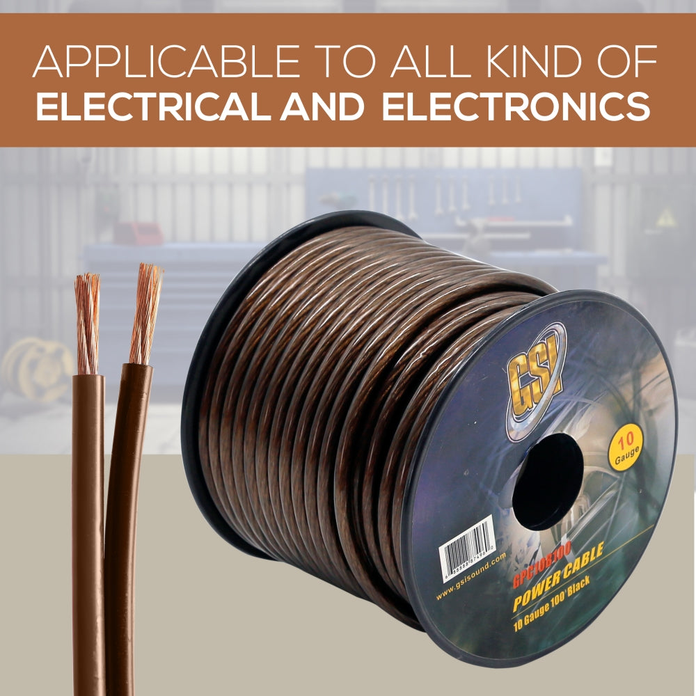 product image number 5 for GSI 10Ga Power Cable 250Ft Siver