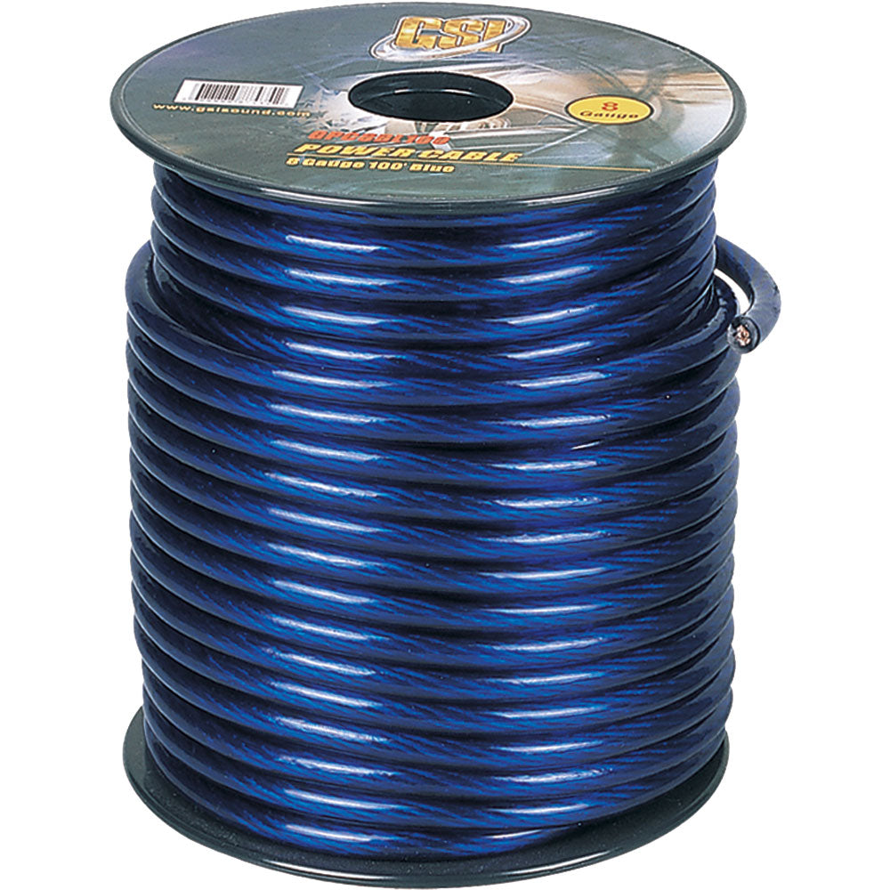 product image number 1 for GSI 8Ga Powe Cable 100Ft Blue