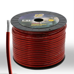 8Ga Powe Cable 250Ft Red