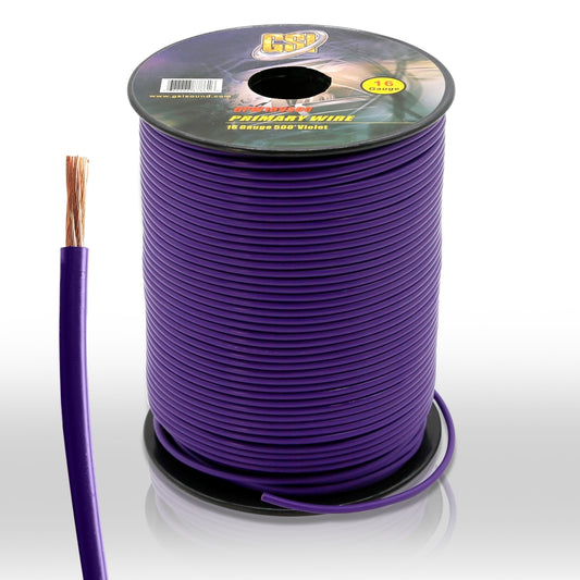 product image number 1 for GSI Primary Wire 16Ga 500Ft Voilet